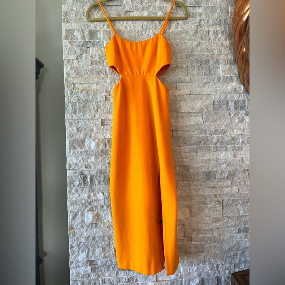 H:ours Haydon Dress in Canary Yellow size XS - Picture 8 of 8